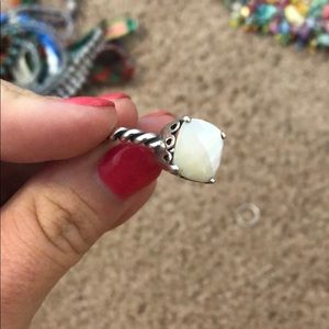 Pandora mother of pearl ring